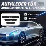 Laden Sie das Bild in den Galerie-Viewer, Aufkleber für Autotürschwellen aus Carbon(4 Stück)