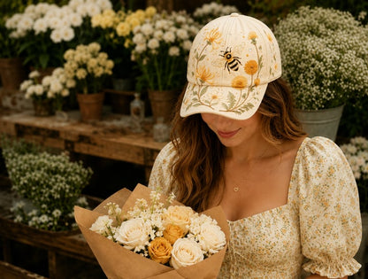 🔥יום אחרון – 50% הנחה 🌸🌿 כובע בוקר לגן